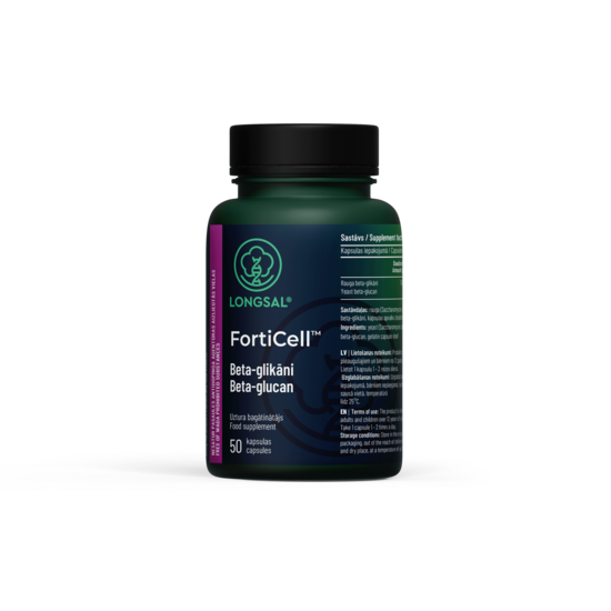 FortiCell™ – Immune System Support (1,3/1,6 Beta-Glucan), 500 mg, 50 / 100 capsules